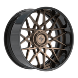SENTALI BFX BFX5 Gloss Black Lip / Gloss Bronze Centre 22x10 8x165.1/8x170 Wheels | Offset: -24 | Backspace: nan | Bore: 125.2