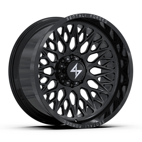 Sentali Forged SF6GB Gloss Black 24x14 8x165.1 Wheels | Offset: -76 | Backspace: 4.5 | Bore: 125.2