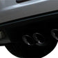 Corsa 2009-2013 Chevrolet Corvette C6 6.2L V8 Black Sport Axle-Back Exhaust
