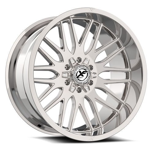 <li>Brand: XF OFFROAD</li><li>Model: XF-240</li><li>Finish: Chrome</li><li>Size: 20x10</li><li>Bolt Pattern: 6x135/6x139.7</li><li>Offset: -12</li><li>Backspace: 5</li><li>Bore: 106.4</li>