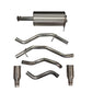 Corsa 19-24 Ram 1500 5.7L Crew Cab w/ 57in or 76in Bed Cat-Back Dual Rr Exit 5in Satin Polished Tips