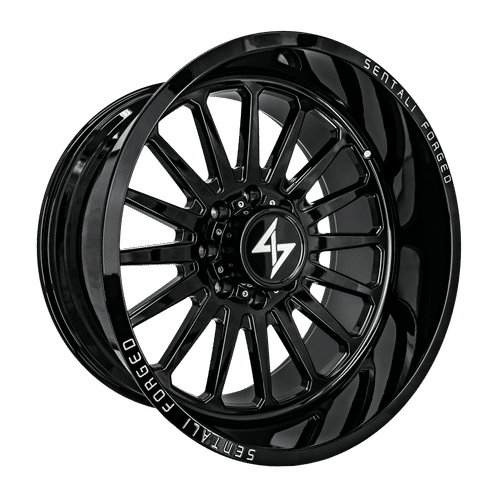 Sentali Forged Gloss Black SF-2 24x12 6x139.7 Wheels