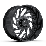 Sentali Forged SF7BM Gloss Black Milled 24x14 5x127 Wheels | Offset: -76 | Backspace: 4.5 | Bore: 71.5