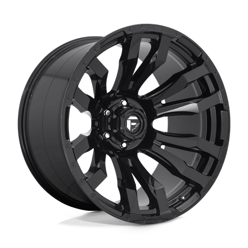 Fuel D675 GLOSS BLACK 22x12 8x165.1 Wheels | Offset: -44 | Backspace: 4.77 | Bore: 125.1