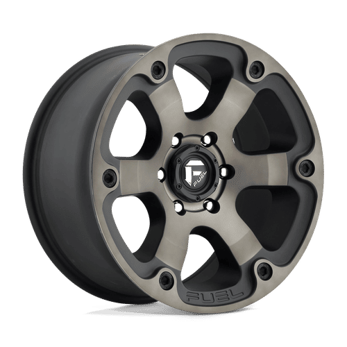 Fuel D564 MATTE BLACK DOUBLE DARK TINT 20x9 5x139.7 Wheels | Offset: 20 | Backspace: 5.79 | Bore: 108