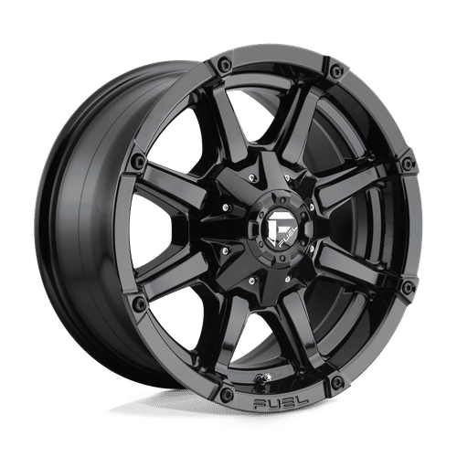 Fuel D575 GLOSS BLACK 20x10 5x139.7/5x150 Wheels | Offset: -24 | Backspace: 4.56 | Bore: 110.1