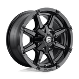 Fuel D575 GLOSS BLACK 20x10 5x139.7/5x150 Wheels | Offset: -24 | Backspace: 4.56 | Bore: 110.1