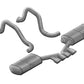 Corsa 1997-2004 Chevrolet Corvette C5 Z06 5.7L V8 Polished Sport Axle-Back Exhaust