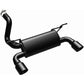 MagnaFlow 2018+ Jeep Wrangler 3.6L Dual Black Tip Axle-Back Exhaust