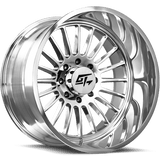 GT OFFROAD Polished Strike Polished 22x10 6x139.7 Wheels