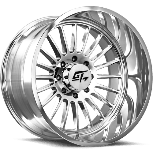 GT OFFROAD Polished Strike Polished 22x12 5x127 Wheels