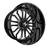 Sentali Forged Gloss Black Milled SF-3 22x12 8x165.1 Wheels