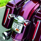 Kuryakyn Curved License Plate Mount Chrome
