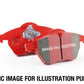 EBC 03-05 Porsche 911 (996) (Cast Iron Rotor only) 3.6 Carrera 4S Redstuff Front Brake Pads