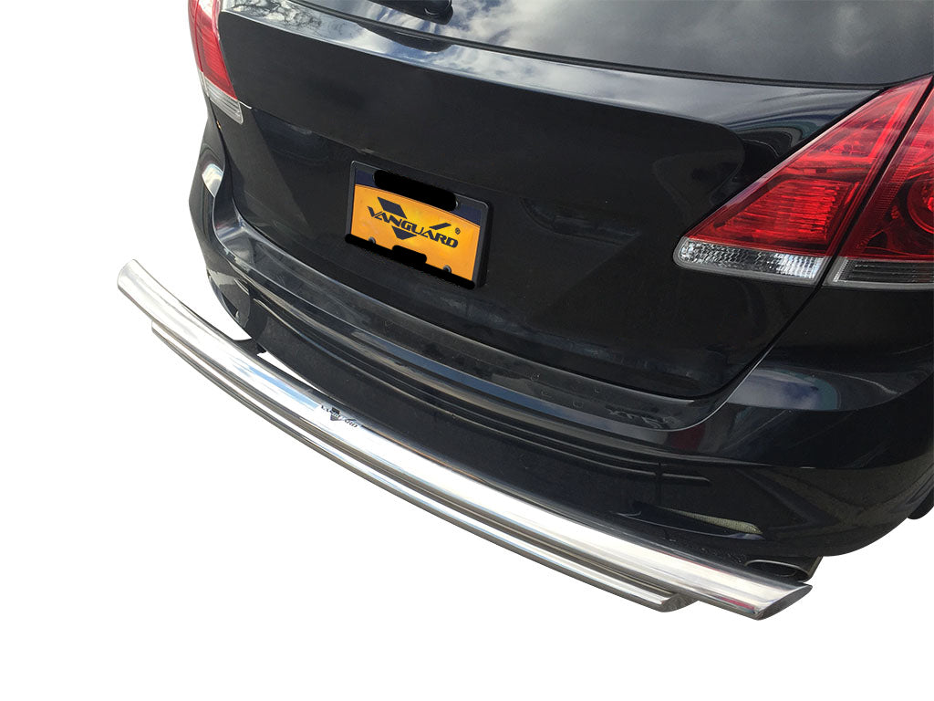 Vanguard Stainless Steel Rear Guards Rear Bumper Guards Bumper Guard for 2014-2024 infiniti qx80 nan