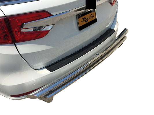 Vanguard Stainless Steel Rear Guards Rear Bumper Guards Bumper Guard for 2018-2024 honda odyssey nan