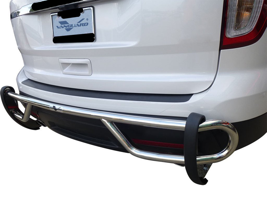 Vanguard Stainless Steel Rear Guards Rear Bumper Guards Bumper Guard for 2011-2019 ford explorer nan