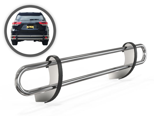 Vanguard Stainless Steel Rear Guards Rear Bumper Guards Bumper Guard for 2010-2015 lexus rx450h nan
