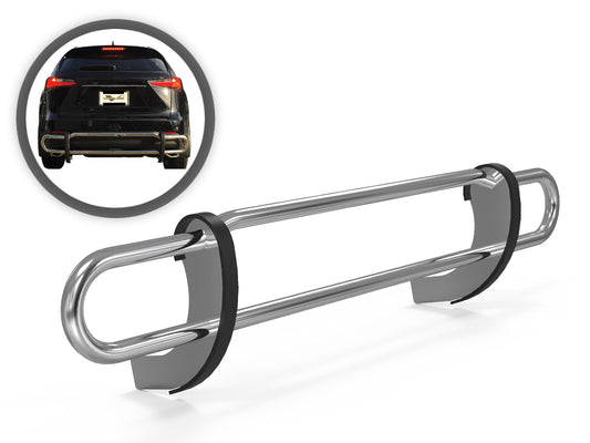 Vanguard Stainless Steel Rear Guards Rear Bumper Guards Bumper Guard for 2015-2017 lexus nx200t nan
