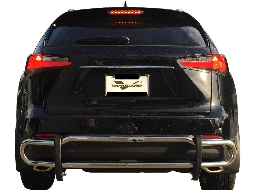 Vanguard Stainless Steel Rear Guards Rear Bumper Guards Bumper Guard for 2015-2017 lexus nx200t nan