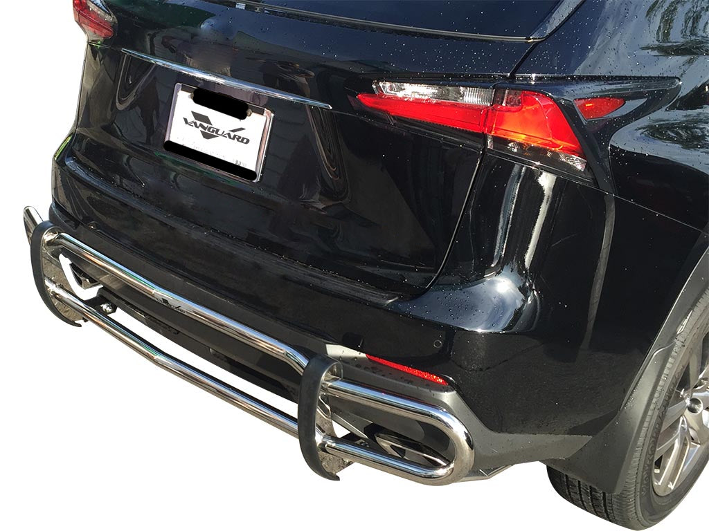 Vanguard Stainless Steel Rear Guards Rear Bumper Guards Bumper Guard for 2015-2017 lexus nx200t nan