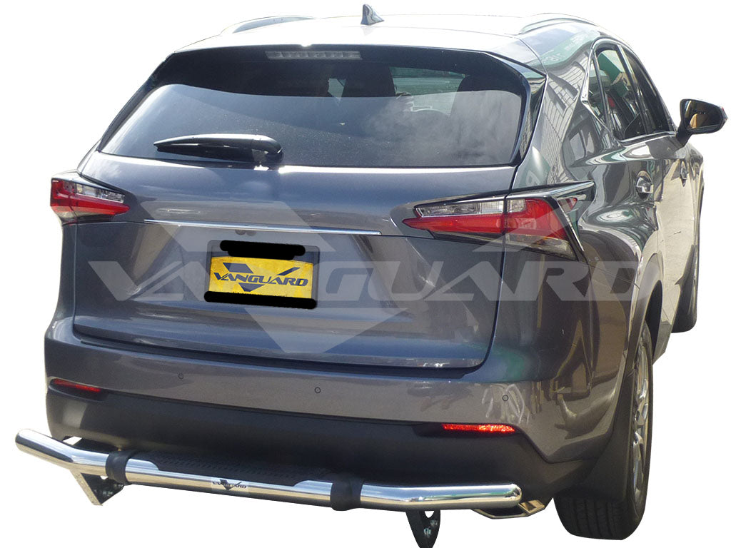 Vanguard Stainless Steel Rear Guards Rear Bumper Guards Bumper Guard for 2015-2017 lexus nx200t nan