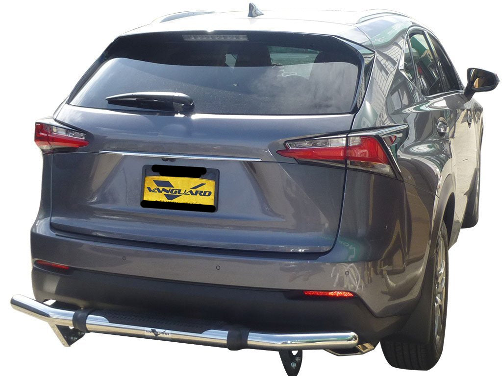 Vanguard Stainless Steel Rear Guards Rear Bumper Guards Bumper Guard for 2015-2017 lexus nx200t nan