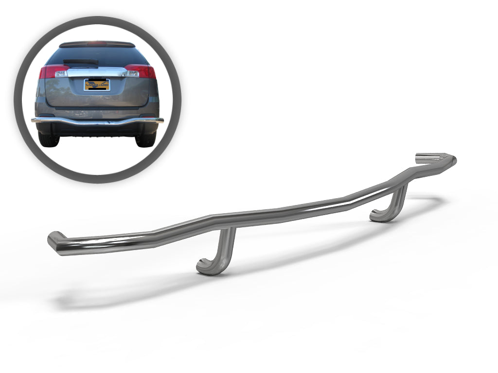 Vanguard Stainless Steel Rear Guards Rear Bumper Guards Bumper Guard for 2010-2017 chevrolet equinox nan