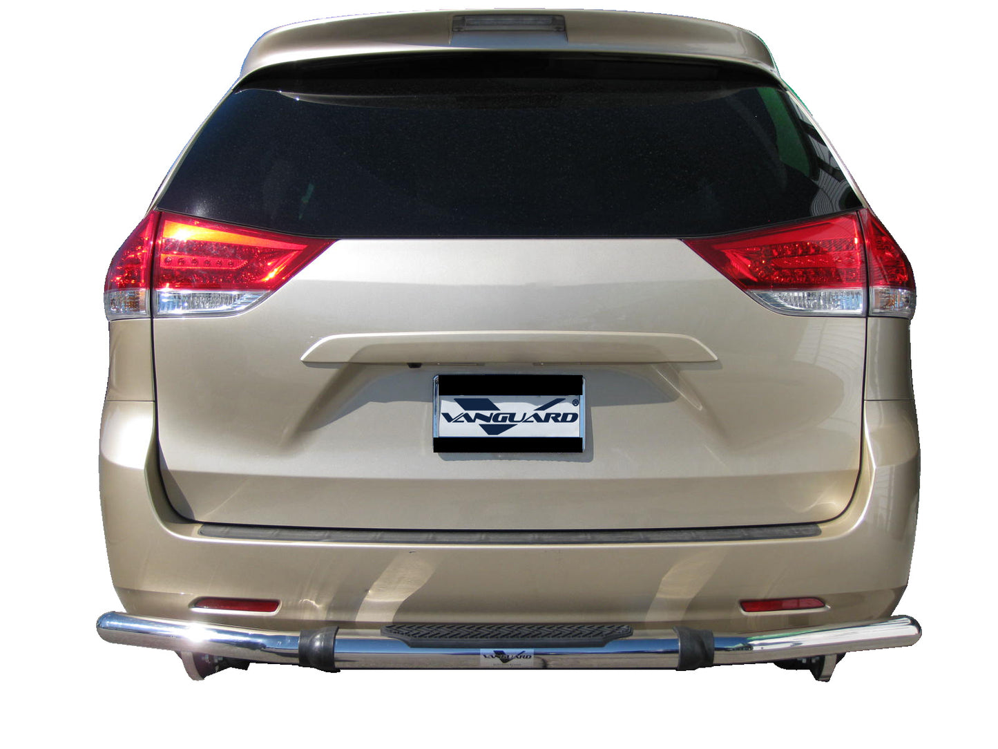 Vanguard Stainless Steel Rear Guards Rear Bumper Guards Bumper Guard for 2014-2024 infiniti qx80 nan