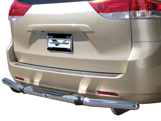 Vanguard Stainless Steel Rear Guards Rear Bumper Guards Bumper Guard for 2011-2013 infiniti qx56 nan
