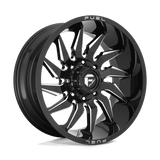 Fuel D744 GLOSS BLACK MILLED 20x10 5x139.7 Wheels | Offset: -18 | Backspace: 4.79 | Bore: 78.1