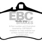 EBC 03-05 Porsche 911 (996) (Cast Iron Rotor only) 3.6 Carrera 4S Redstuff Front Brake Pads