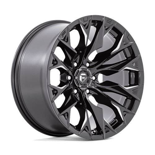 Fuel D803 GLOSS BLACK MILLED 20x10 6x139.7 Wheels | Offset: -18 | Backspace: 4.79 | Bore: 106.1