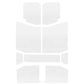 DEI 18-23 Jeep Wrangler JL 4-Door Boom Mat Headliner - 9 Piece - White