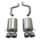 Corsa 2005-2007 Chevrolet Corvette (C6) 6.0L/6.2L Polished Xtreme Axle-Back Exhaust w/4.5in Tips