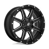 Fuel D610 GLOSS BLACK MILLED 20x12 5x139.7/5x150 Wheels | Offset: -44 | Backspace: 4.77 | Bore: 110.1