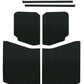 DEI 18-23 Jeep Wrangler JL 4-Door Boom Mat Complete Headliner Kit - 13 Piece - Black