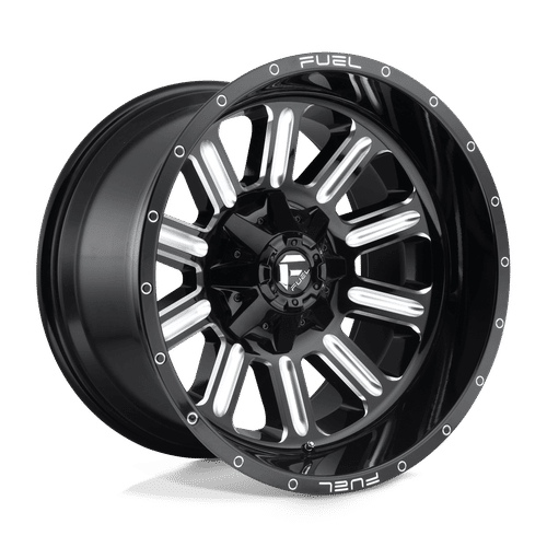 Fuel D620 GLOSS BLACK MILLED 18x9 5x139.7/5x150 Wheels | Offset: 20 | Backspace: 5.79 | Bore: 110.1
