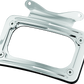 Kuryakyn Curved License Plate Mount Chrome